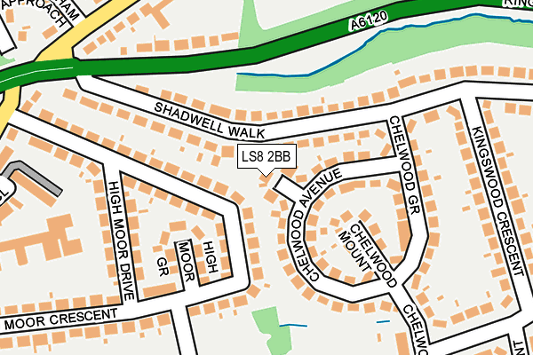 LS8 2BB map - OS OpenMap – Local (Ordnance Survey) LS8 2BB map - OS OpenMap – Local (Ordnance Survey)