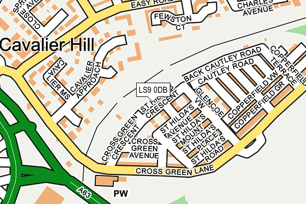 LS9 0DB map - OS OpenMap – Local (Ordnance Survey) LS9 0DB map - OS OpenMap – Local (Ordnance Survey)
