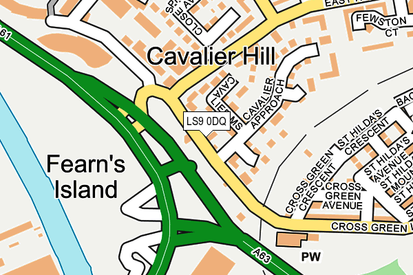LS9 0DQ map - OS OpenMap – Local (Ordnance Survey) LS9 0DQ map - OS OpenMap – Local (Ordnance Survey)