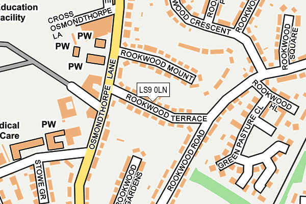 LS9 0LN map - OS OpenMap – Local (Ordnance Survey) LS9 0LN map - OS OpenMap – Local (Ordnance Survey)