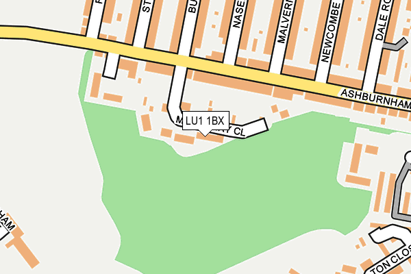 LU1 1BX map - OS OpenMap – Local (Ordnance Survey) LU1 1BX map - OS OpenMap – Local (Ordnance Survey)