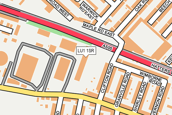 LU1 1SR map - OS OpenMap – Local (Ordnance Survey) LU1 1SR map - OS OpenMap – Local (Ordnance Survey)