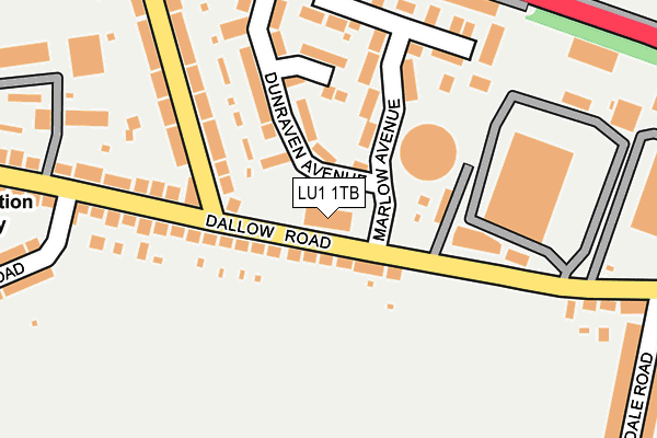 LU1 1TB map - OS OpenMap – Local (Ordnance Survey) LU1 1TB map - OS OpenMap – Local (Ordnance Survey)