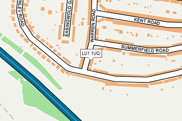 LU1 1UQ map - OS OpenMap – Local (Ordnance Survey) LU1 1UQ map - OS OpenMap – Local (Ordnance Survey)