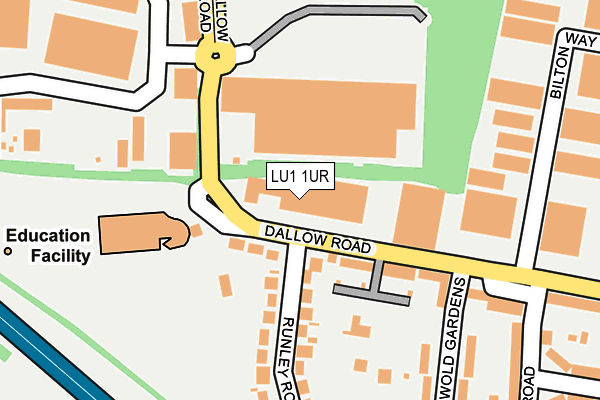 LU1 1UR map - OS OpenMap – Local (Ordnance Survey) LU1 1UR map - OS OpenMap – Local (Ordnance Survey)