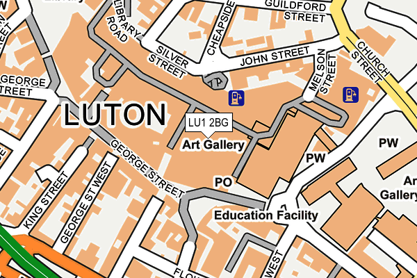 LU1 2BG map - OS OpenMap – Local (Ordnance Survey) LU1 2BG map - OS OpenMap – Local (Ordnance Survey)