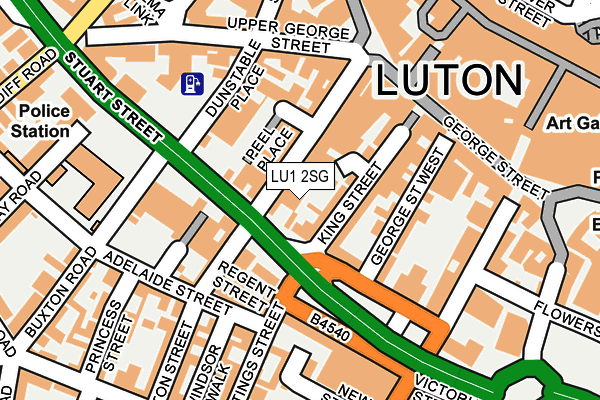 LU1 2SG map - OS OpenMap – Local (Ordnance Survey) LU1 2SG map - OS OpenMap – Local (Ordnance Survey)