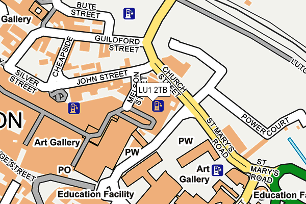 LU1 2TB map - OS OpenMap – Local (Ordnance Survey) LU1 2TB map - OS OpenMap – Local (Ordnance Survey)