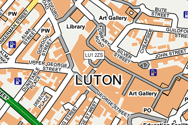 LU1 2ZS map - OS OpenMap – Local (Ordnance Survey) LU1 2ZS map - OS OpenMap – Local (Ordnance Survey)