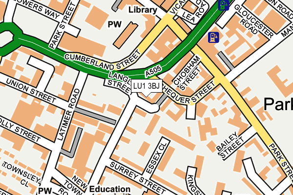 LU1 3BJ map - OS OpenMap – Local (Ordnance Survey) LU1 3BJ map - OS OpenMap – Local (Ordnance Survey)