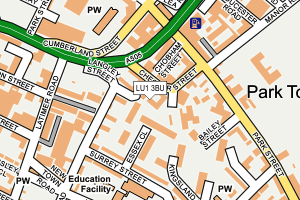 LU1 3BU map - OS OpenMap – Local (Ordnance Survey) LU1 3BU map - OS OpenMap – Local (Ordnance Survey)