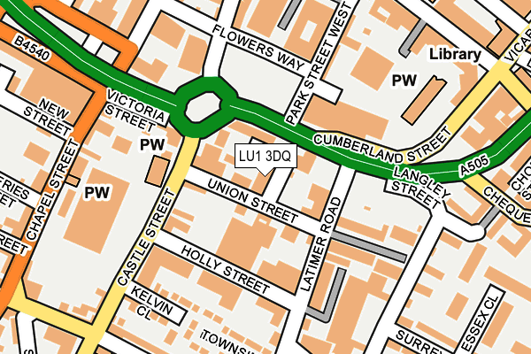 LU1 3DQ map - OS OpenMap – Local (Ordnance Survey) LU1 3DQ map - OS OpenMap – Local (Ordnance Survey)