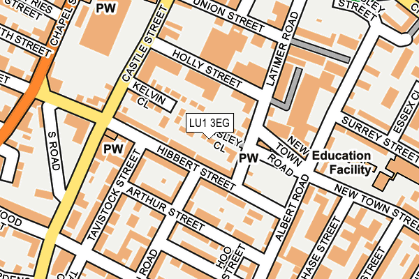 LU1 3EG map - OS OpenMap – Local (Ordnance Survey) LU1 3EG map - OS OpenMap – Local (Ordnance Survey)