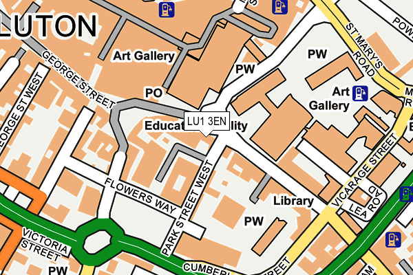 LU1 3EN map - OS OpenMap – Local (Ordnance Survey) LU1 3EN map - OS OpenMap – Local (Ordnance Survey)