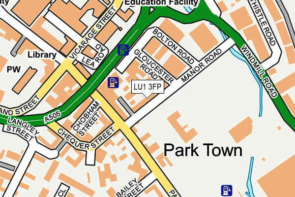 LU1 3FP map - OS OpenMap – Local (Ordnance Survey) LU1 3FP map - OS OpenMap – Local (Ordnance Survey)