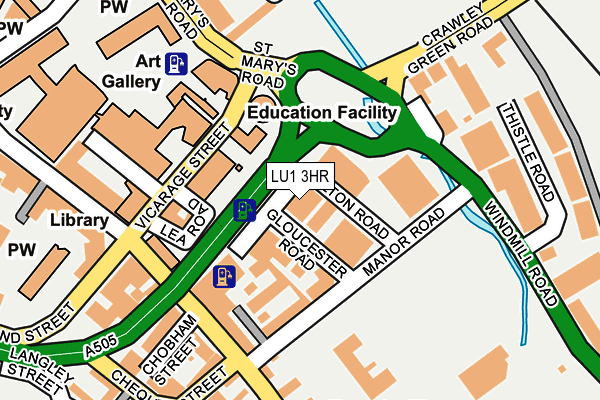 LU1 3HR map - OS OpenMap – Local (Ordnance Survey) LU1 3HR map - OS OpenMap – Local (Ordnance Survey)