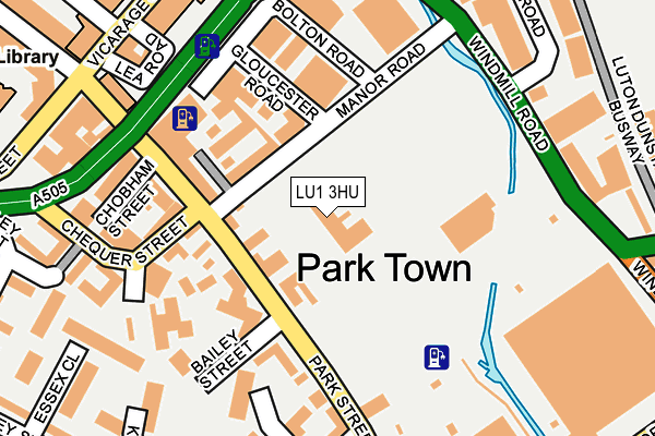 LU1 3HU map - OS OpenMap – Local (Ordnance Survey) LU1 3HU map - OS OpenMap – Local (Ordnance Survey)