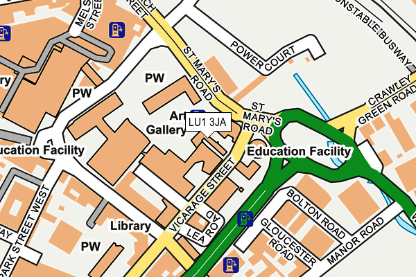 LU1 3JA map - OS OpenMap – Local (Ordnance Survey) LU1 3JA map - OS OpenMap – Local (Ordnance Survey)