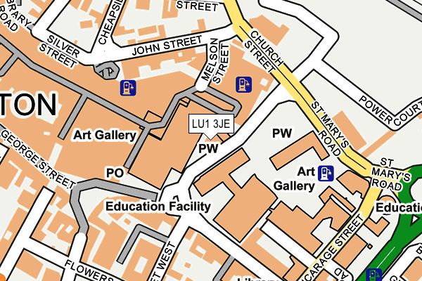 LU1 3JE map - OS OpenMap – Local (Ordnance Survey) LU1 3JE map - OS OpenMap – Local (Ordnance Survey)