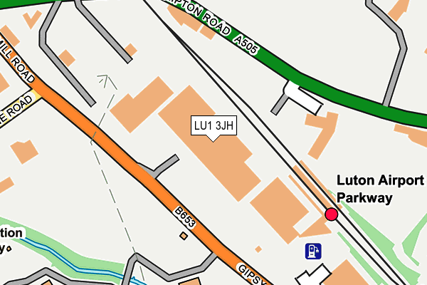 LU1 3JH map - OS OpenMap – Local (Ordnance Survey) LU1 3JH map - OS OpenMap – Local (Ordnance Survey)
