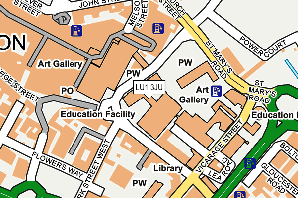 LU1 3JU map - OS OpenMap – Local (Ordnance Survey) LU1 3JU map - OS OpenMap – Local (Ordnance Survey)