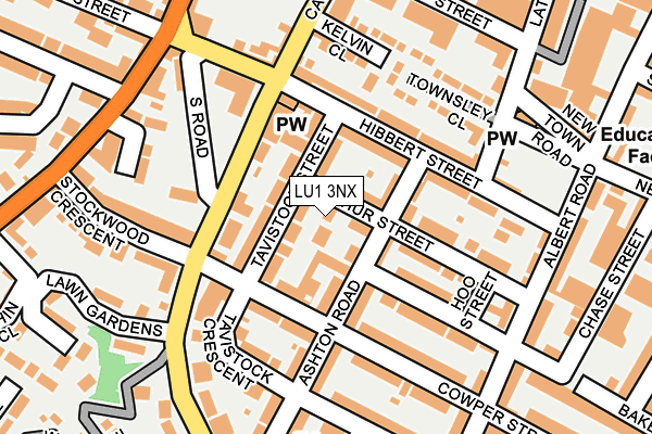 LU1 3NX map - OS OpenMap – Local (Ordnance Survey) LU1 3NX map - OS OpenMap – Local (Ordnance Survey)