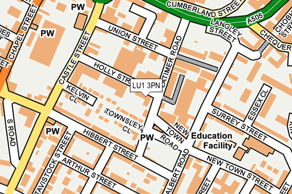 LU1 3PN map - OS OpenMap – Local (Ordnance Survey) LU1 3PN map - OS OpenMap – Local (Ordnance Survey)