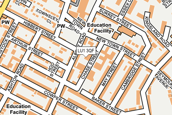 LU1 3QF map - OS OpenMap – Local (Ordnance Survey) LU1 3QF map - OS OpenMap – Local (Ordnance Survey)