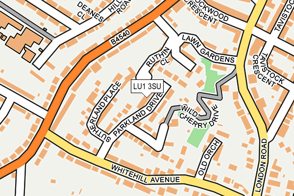LU1 3SU map - OS OpenMap – Local (Ordnance Survey) LU1 3SU map - OS OpenMap – Local (Ordnance Survey)