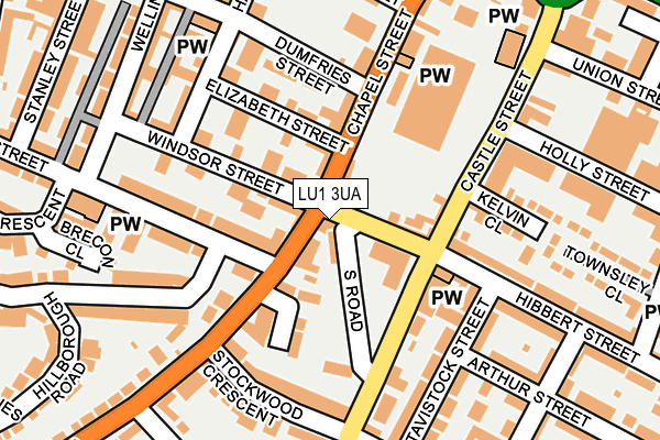 LU1 3UA map - OS OpenMap – Local (Ordnance Survey) LU1 3UA map - OS OpenMap – Local (Ordnance Survey)