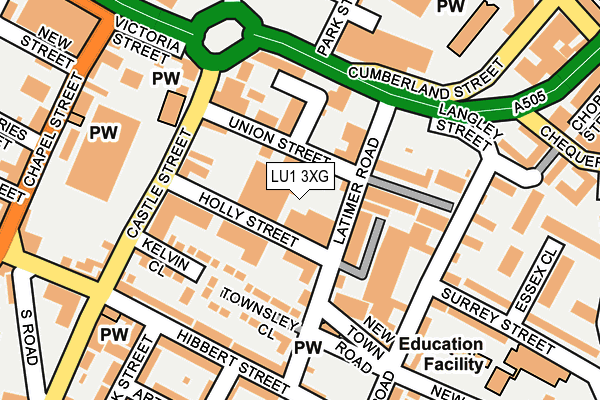 LU1 3XG map - OS OpenMap – Local (Ordnance Survey) LU1 3XG map - OS OpenMap – Local (Ordnance Survey)