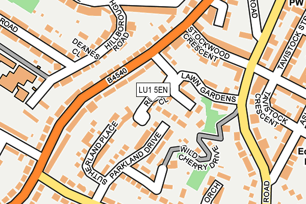 LU1 5EN map - OS OpenMap – Local (Ordnance Survey) LU1 5EN map - OS OpenMap – Local (Ordnance Survey)