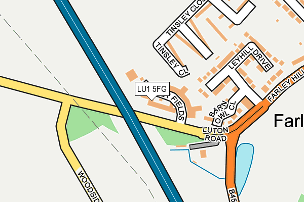 LU1 5FG map - OS OpenMap – Local (Ordnance Survey) LU1 5FG map - OS OpenMap – Local (Ordnance Survey)