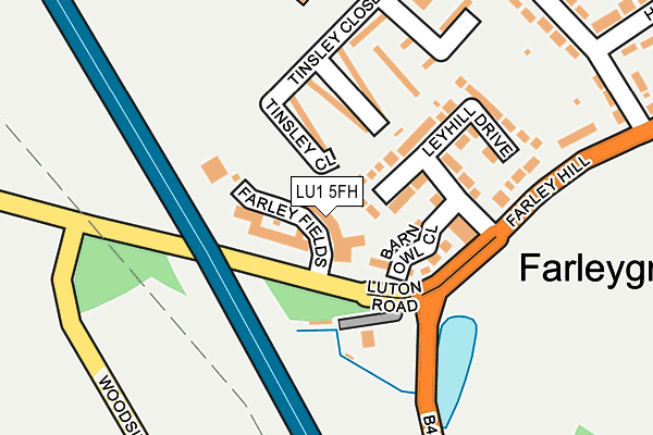 LU1 5FH map - OS OpenMap – Local (Ordnance Survey) LU1 5FH map - OS OpenMap – Local (Ordnance Survey)