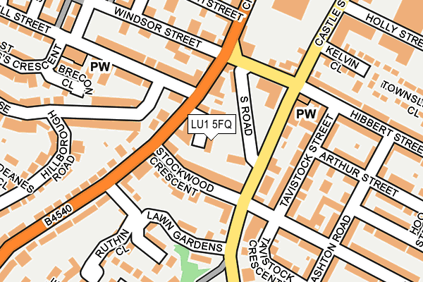 LU1 5FQ map - OS OpenMap – Local (Ordnance Survey) LU1 5FQ map - OS OpenMap – Local (Ordnance Survey)