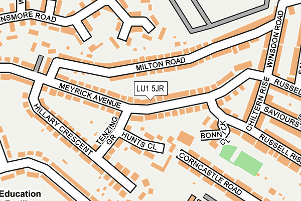 LU1 5JR map - OS OpenMap – Local (Ordnance Survey) LU1 5JR map - OS OpenMap – Local (Ordnance Survey)
