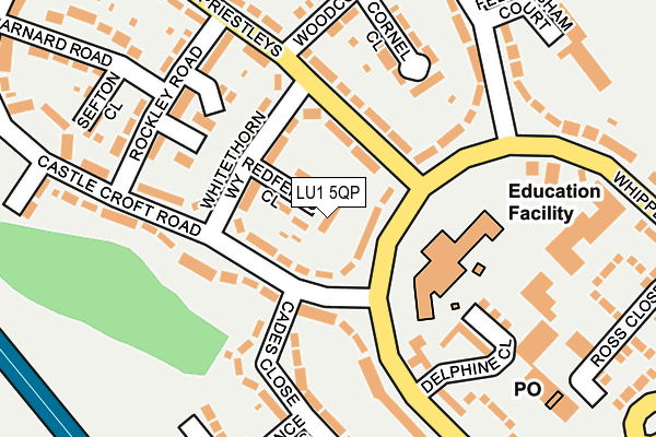 LU1 5QP map - OS OpenMap – Local (Ordnance Survey) LU1 5QP map - OS OpenMap – Local (Ordnance Survey)