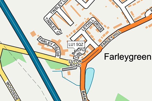 LU1 5QZ map - OS OpenMap – Local (Ordnance Survey) LU1 5QZ map - OS OpenMap – Local (Ordnance Survey)