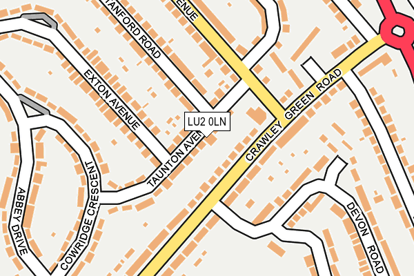 LU2 0LN map - OS OpenMap – Local (Ordnance Survey) LU2 0LN map - OS OpenMap – Local (Ordnance Survey)