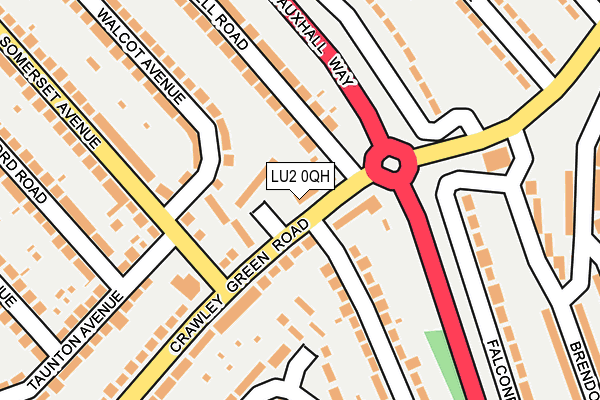 LU2 0QH map - OS OpenMap – Local (Ordnance Survey) LU2 0QH map - OS OpenMap – Local (Ordnance Survey)