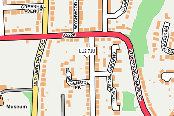 LU2 7JU map - OS OpenMap – Local (Ordnance Survey) LU2 7JU map - OS OpenMap – Local (Ordnance Survey)