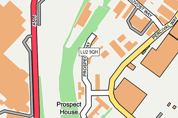 LU2 9QH map - OS OpenMap – Local (Ordnance Survey) LU2 9QH map - OS OpenMap – Local (Ordnance Survey)