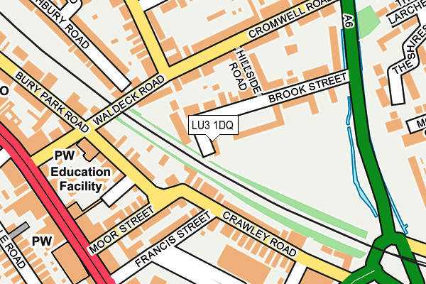 LU3 1DQ map - OS OpenMap – Local (Ordnance Survey) LU3 1DQ map - OS OpenMap – Local (Ordnance Survey)