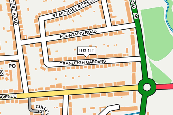 LU3 1LT map - OS OpenMap – Local (Ordnance Survey) LU3 1LT map - OS OpenMap – Local (Ordnance Survey)