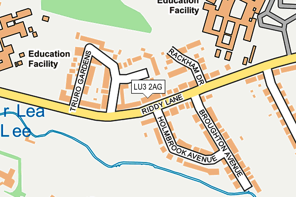 LU3 2AG map - OS OpenMap – Local (Ordnance Survey) LU3 2AG map - OS OpenMap – Local (Ordnance Survey)