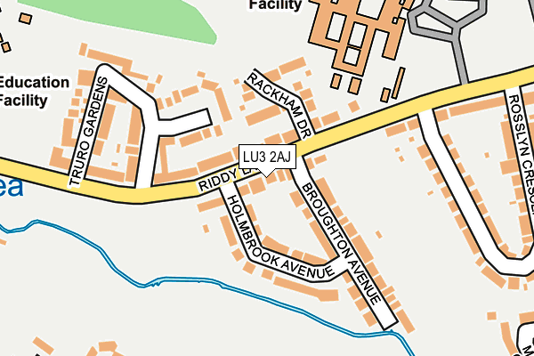 LU3 2AJ map - OS OpenMap – Local (Ordnance Survey) LU3 2AJ map - OS OpenMap – Local (Ordnance Survey)