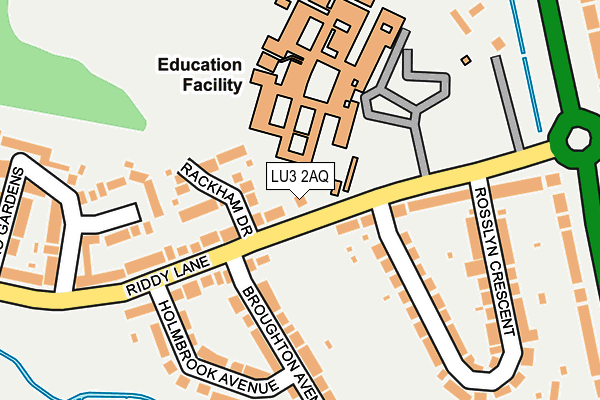 LU3 2AQ map - OS OpenMap – Local (Ordnance Survey) LU3 2AQ map - OS OpenMap – Local (Ordnance Survey)