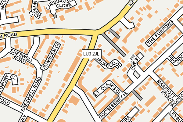 LU3 2JL map - OS OpenMap – Local (Ordnance Survey) LU3 2JL map - OS OpenMap – Local (Ordnance Survey)