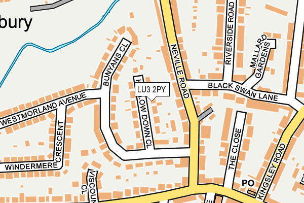 LU3 2PY map - OS OpenMap – Local (Ordnance Survey) LU3 2PY map - OS OpenMap – Local (Ordnance Survey)