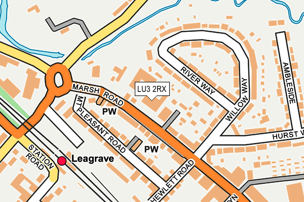 LU3 2RX map - OS OpenMap – Local (Ordnance Survey) LU3 2RX map - OS OpenMap – Local (Ordnance Survey)